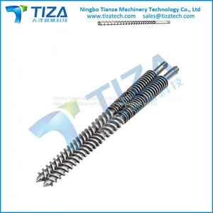 Parallel Twin Screws and Barrel for Plastic Making Machine thumbnail-1