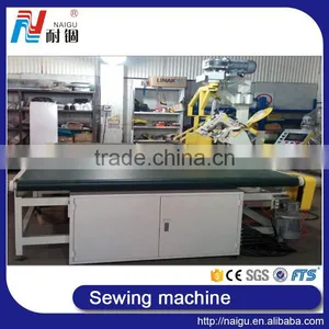 China NaiGu Factory Manufacture Automatic Chain Stitch Mattress Tape Edge Sewing Machine thumbnail-2