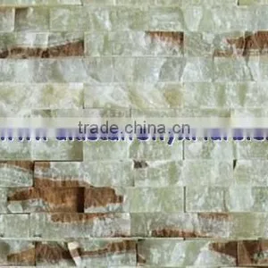 NATURAL COLOR Excellent Quality ONYX SPLIT FACE MOSAIC TILES COLLECTIONS thumbnail-5