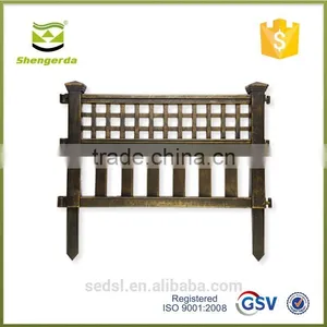 Factory Price Golden Plastic Split Rail Fence thumbnail-1