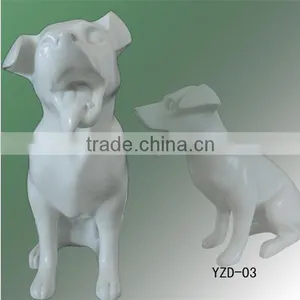 Window Display Fiberglass Animal Dog Mannequins Artesanato Vivos for Sale thumbnail-5