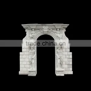 Figure Carved Stone Door Surround thumbnail-1