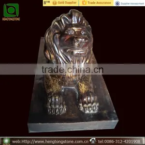 Bronze Brass Lion Statue thumbnail-1
