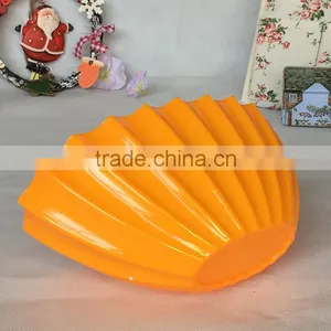 New Design Attractive Shell Type Colorful Decorative Plastic Plant Pots thumbnail-2