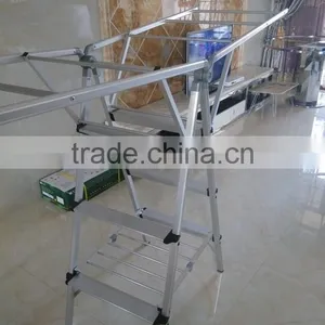 Vivinature Clothes Rack With 4 Steps Ladder thumbnail-1
