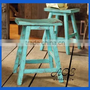 Wooden Stool Customization Design Stool For Bar Rustic Pub Stool thumbnail-1