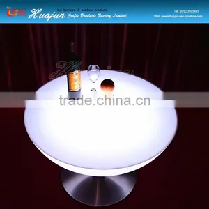 Hotel Restaurant Round Table LED Bar Counter&restaurant LED Table thumbnail-4