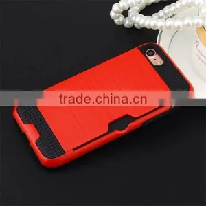 Drawbench Phone Shell Card Slot Back Cover TPU + PC Phone Case for IPhone 7 thumbnail-5