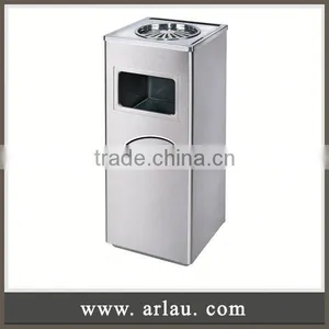 Arlau Children'S Room Dustbin,Easy Cleaning Garbage Bin Outdoors,Garbage Can For Public Place thumbnail-1