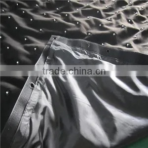Programmble Indoor Rgb Fireproof Velvet Led Show Screen Curtain for Stage Background thumbnail-3