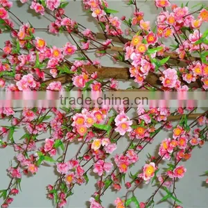 Fire Proof Artificial Mini Peach Blossom Tree Potted Plant for Festival Decoration Factory Direct LGH15-04 thumbnail-4