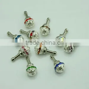 Earphone Dustproof Plug With Diamonds thumbnail-1