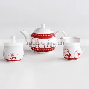 Ceramic Sugar Pot and Milk Jar Set,porcelain Sugar Pot and Milk Jar Set,10oz Sugar Pot and Milk Jar thumbnail-1