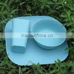 Popular Traditionary Best Design Bamboo Fiber Tableware Set thumbnail-1