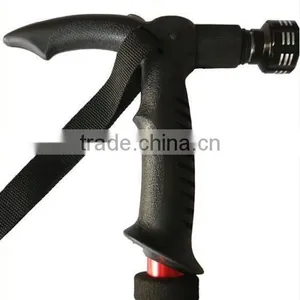 Telescope Walking Stick With Flashlight 5 LED, Aluminum 6061, 4 Sections, SZ19001 thumbnail-3