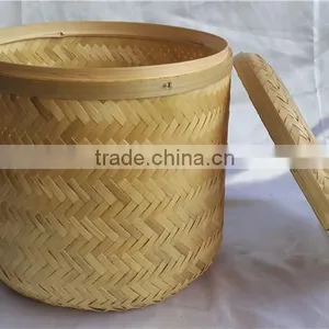 Cheapest Chinese Style New Bamboo Weave Casket L in Funeral Supplier thumbnail-4