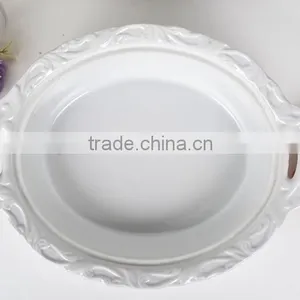 15" Ceramic Oval Cook Comal thumbnail-4