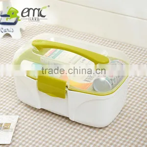 Plastic Storage Box for Medicine, Plastic Storage Box With Handle and Lid thumbnail-2