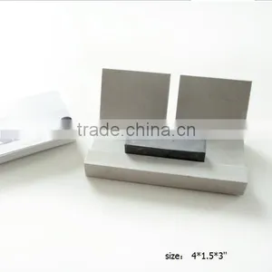 Office Set Handmade Concrete Business Card Holder for Desk Deco thumbnail-4