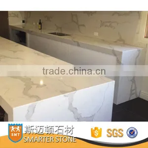Calacatta Artificial Quartz Slab thumbnail-5