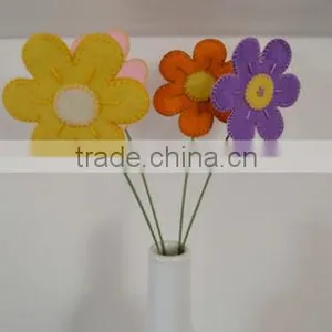 2017 Express Wholesale High Quality New Products Hot Sale Felt Handmade Flower Home Decoration Made in China thumbnail-1