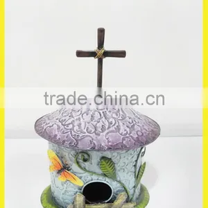 YS14482 Best Selling Home Decoration Metal Handicraft Bird Houses Made in China thumbnail-1