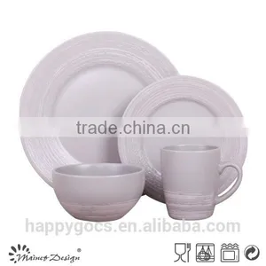 18pcs Antique Glazed Dinner Set Ceramic thumbnail-6
