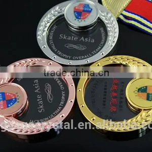Jingyage Carved Novelty Crystal Gold Medals Clear Crystal Medal thumbnail-2