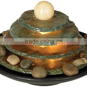 Pyramid Lighted Table Fountain thumbnail-2
