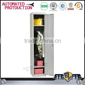Single Door Metal Locker Wardrobe Steel Locker Cabinet thumbnail-5