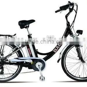 Hot Selling Popular 26inch Electric Bicycle 250W Electric City Bike for Ladies With Lithium Battery thumbnail-2