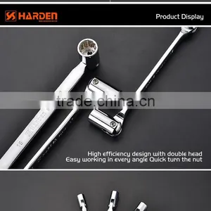 Double Socket Wrench Chrome Vandium Steel Spanner Wrench Tool thumbnail-2