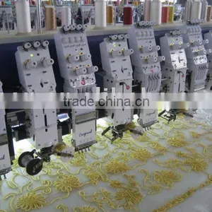 TP912(685 800x1170) 4 in 1 Mixed Flat+single Sequin+coiling+towel Embroidery Machine thumbnail-1