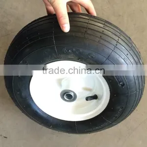 Rubber Wheel for Hand Trolley / Cart Small Spoke Wheels thumbnail-1
