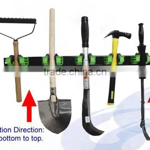 Professional Patent Garden Mop Tool Holder Rack With Screw Fixed Plate thumbnail-1