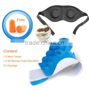 Luxury Memory Foam 3D Sleeping Eye Mask Cover Travel Nap Pillow thumbnail-1