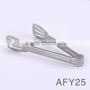 AFY25 High Quality 9 Inches Kitchen Utensils Stainless Steel Food Tong thumbnail-2