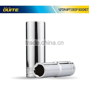 12.5mm Hex Long Sleeve CR-V ,Anti-corrosion 1/2" Long Sleeve,Industrial and Auto Repairing Socket Set Long Sleeve thumbnail-2