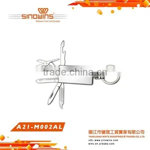 Pigeon Shape Multifunctional Key Chain Stainless Steel Tools thumbnail-5