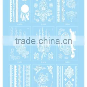 High Quality Body Jewelry White Color Temporary Hand Tattoo Sticker For Men T005-008 thumbnail-5