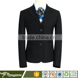 Professional Factory Made 2 Button Designer Notch Lapel Custom 3 Piece Women Suit thumbnail-2