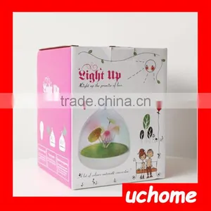 UCHOME Mushroom LED Night Light Change Color Table Lamp 3 LED Rechargeable Light With USB Line Bedroom Creative Baby Light thumbnail-6
