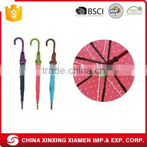 Promotional High Quality Windproof Auto Open Straight Umbrella Rain thumbnail-3