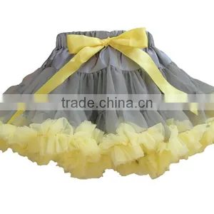 2016 New Style Plain Cute Baby Girls Pettiskirts for Party,ruffle Kids Tutu Skirt thumbnail-5