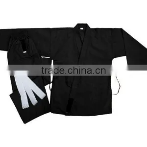Black Martial Arts Karate Uniforms for Studens thumbnail-1