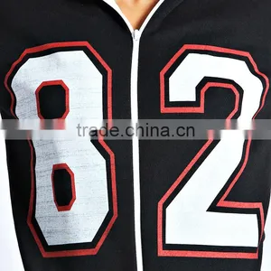 OEM Customized Fashion Adult Number Printed Front Zipper Onesie thumbnail-4