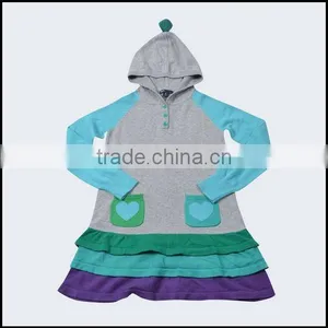 Girls Princess Floral Knit Dress thumbnail-1