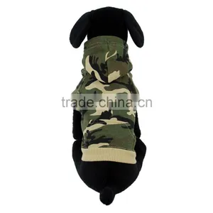 Camo Hoodie Green Chinese New Year Dog Clothes thumbnail-1