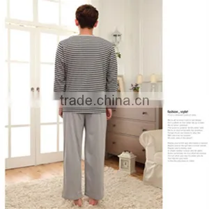 Fashion Comfortable Sleepswear Cotton Pajamas for Men thumbnail-3