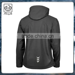 Woman Urban Waterproof Lightweight Cycling Jacket-black thumbnail-2